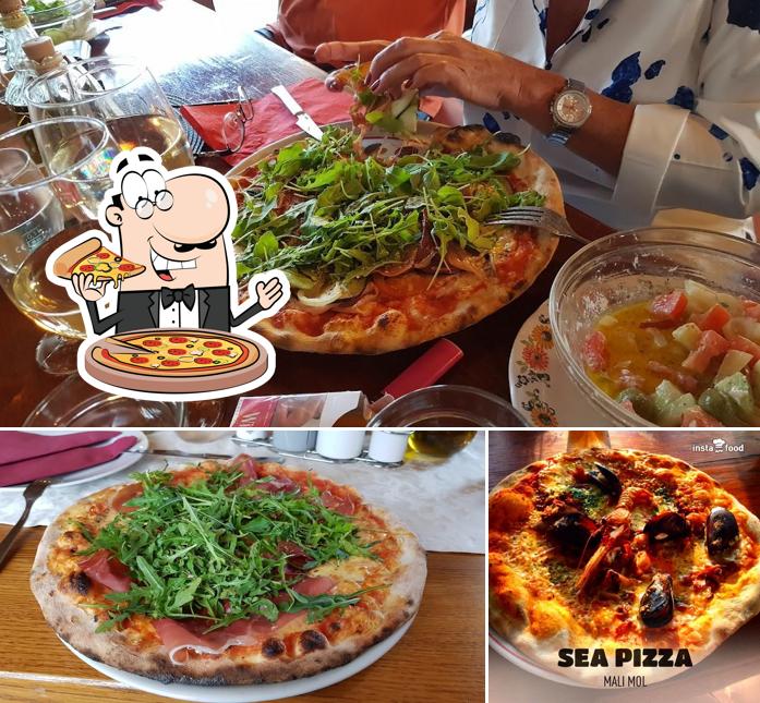 Scegli tra le svariate varianti di pizza