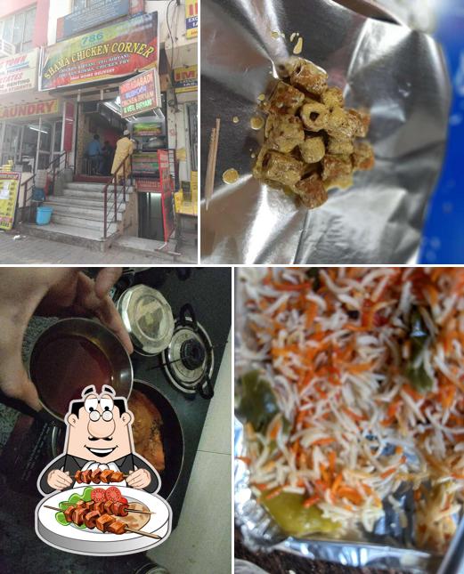 Food at Shama Chicken Corner