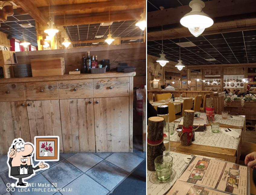 Gli interni di Pizza Grill Funivi
