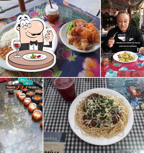 Platos en Cantina do Sorriso