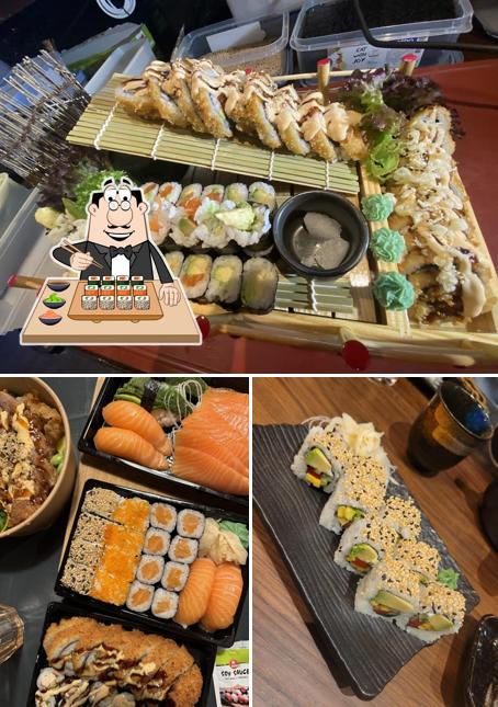 Commandez différentes options de sushi