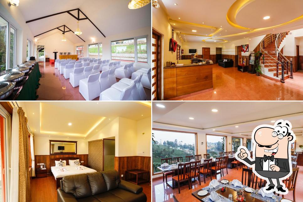 The interior of Lakshmi Retreat