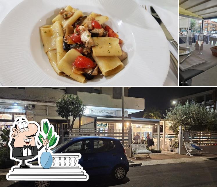 Questa è la immagine che raffigura la esterno e cibo di L'Angolo delle Meduse Il Ristorantino