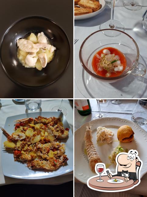 Cibo al Ristorante la Taverna del Mare