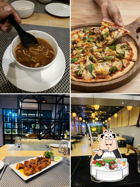 Hot and sour soup at TRIKAYA Fine Dine & Family Resto-Bar