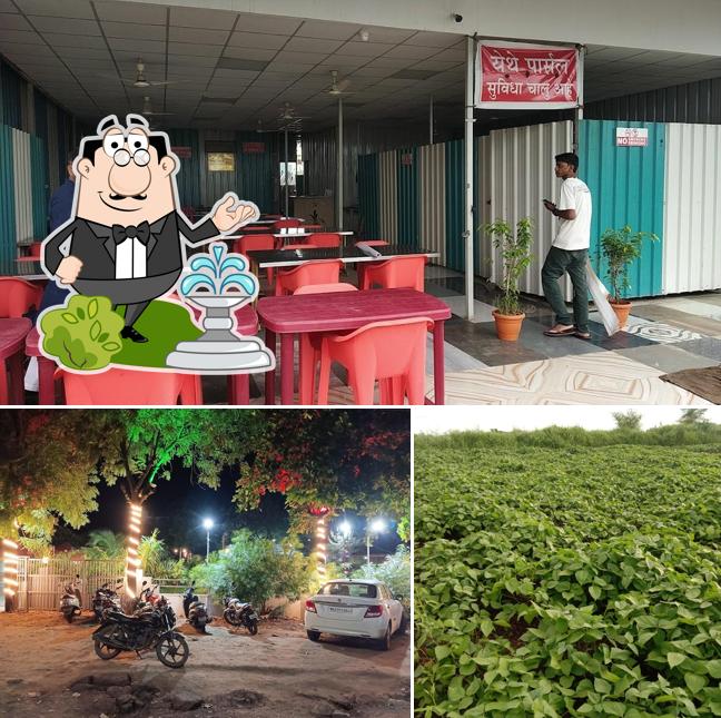 Among different things one can find exterior and interior at Yermala Hotel