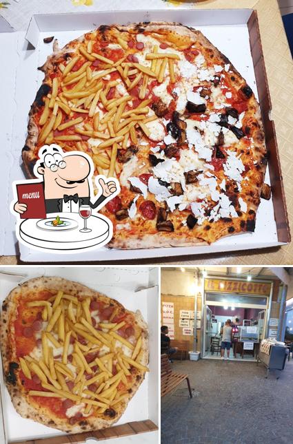 La cibo e interni del ristorante