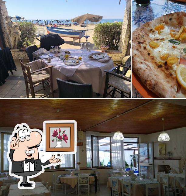 Lido Azzurro si caratterizza per la interni e pizza