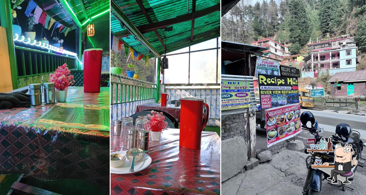 Take a seat at one of the tables at RECIPE HUT