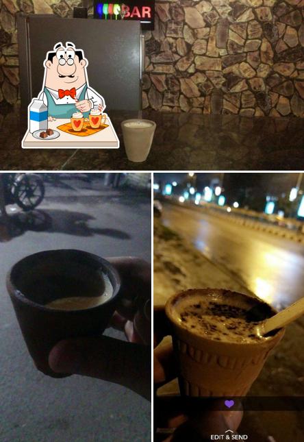 You can enjoy a drink from the menu