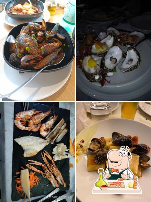 Scegli tra i molti pasti di mare offerti a Il Peccato