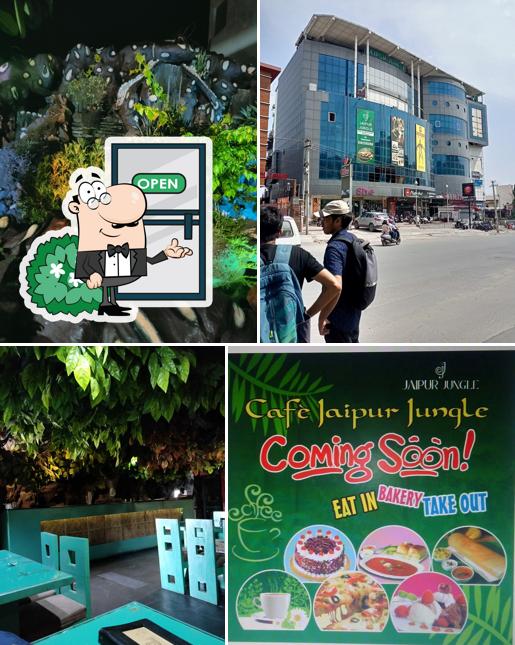 You can get some fresh air outside Jaipur Jungle Restaurant