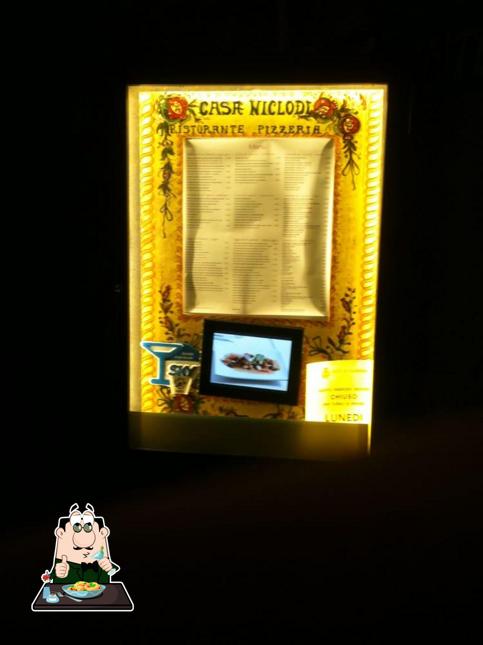 Cibo al Ristorante Casa Niclodi
