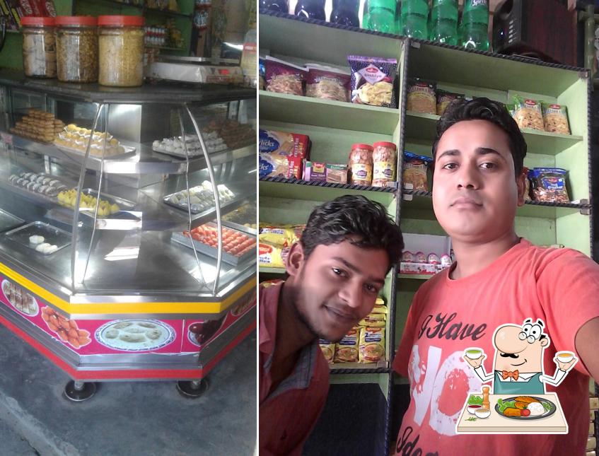 Food at Chandana Sweets