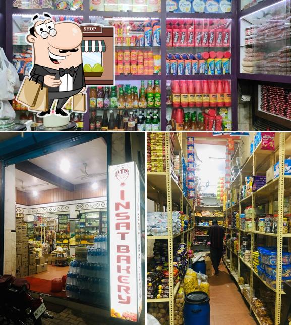 Check out the picture depicting exterior and food at Insat Bakery