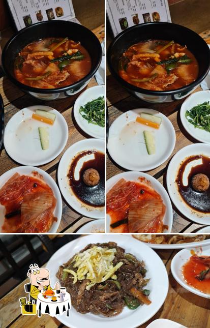 Meals at Kimchi korean restaurant