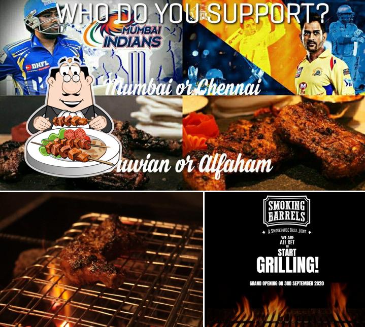 Meals at SMOKING BARRELS