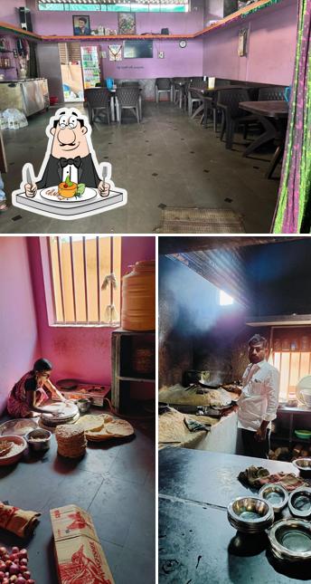 Check out the picture displaying food and interior at Jaya surya Daba