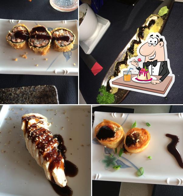 Soho: Sushi, Sashimi, Yakisoba, Happy Hour, Vinhos, Eventos, Delivery, Lago Sul provê uma seleção de sobremesas