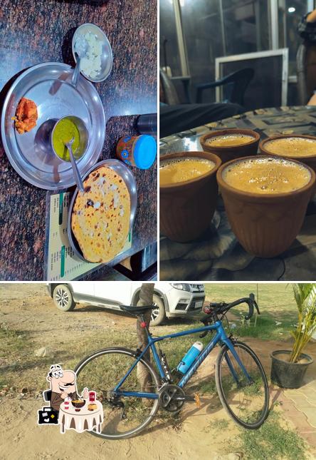 Creme brulee at Aravali Dhaba