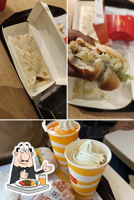 Among various things one can find food and beverage at McDonald’s