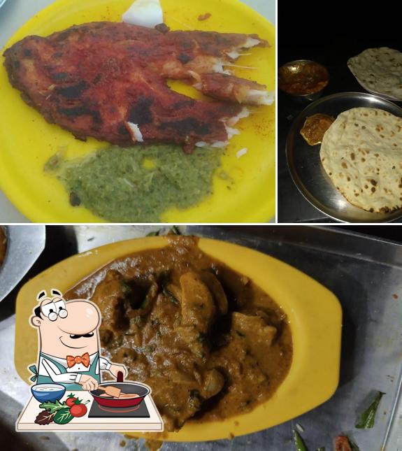 Chicken curry at Basavaraja Dhabha