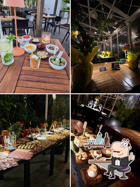 Gli interni di Botanico Roof&Aperitif Bar