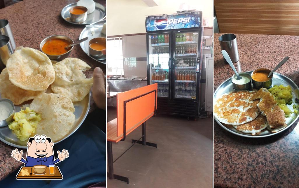 Food at Sri Sai Baba Refreshment