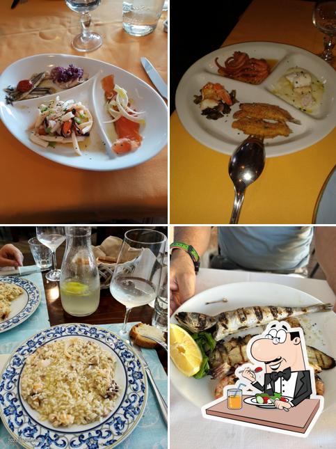 Platti al Trattoria Adriatica