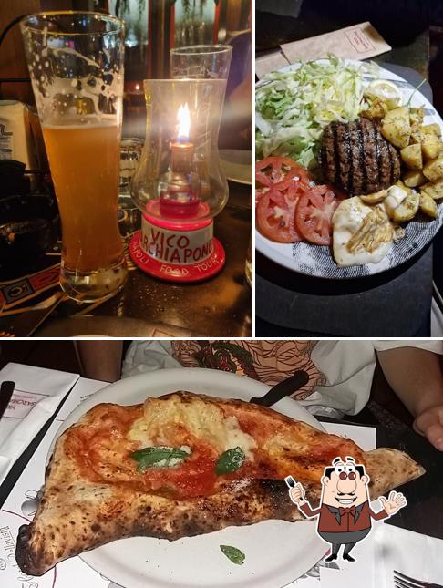 Platti al Vico Sarchiapone, Pub Pizzeria Varcaturo, Napoli Food Tour, locale SKY, American Bar, Sala Biliardo