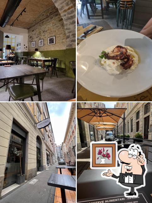 La interni e esterno del ristorante
