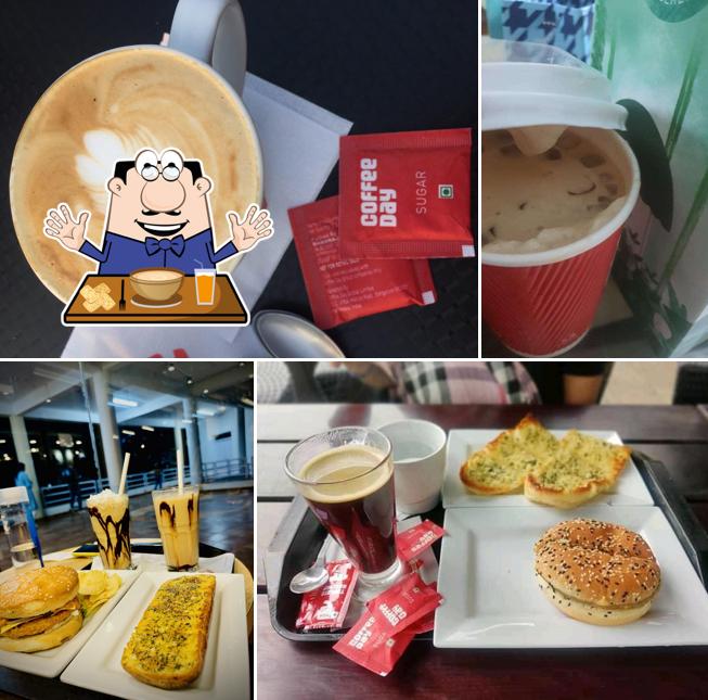 Clam chowder at Cafe Coffee Day