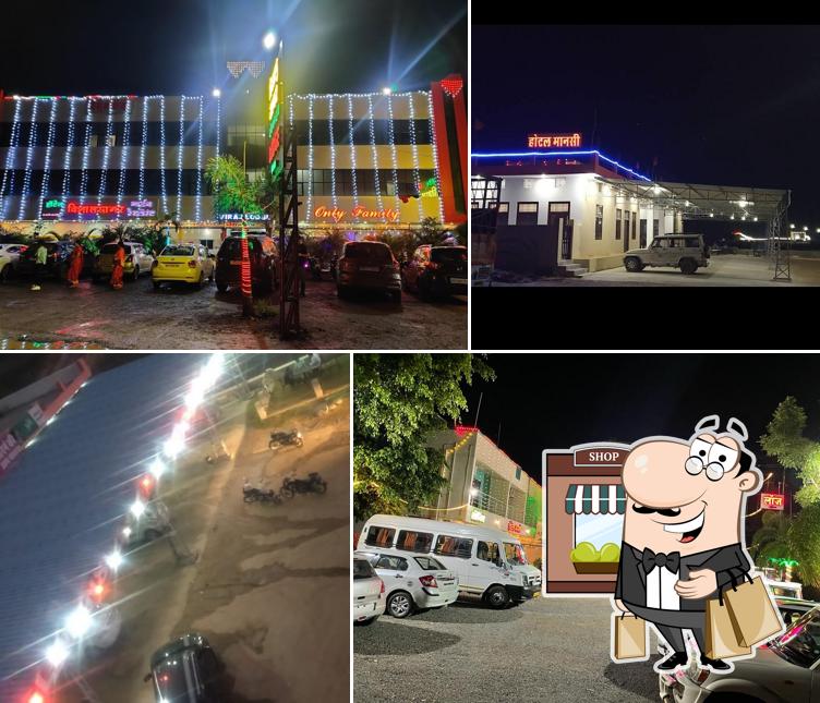 Enjoy the view at the outside area of Hotel Mansi & Lodge