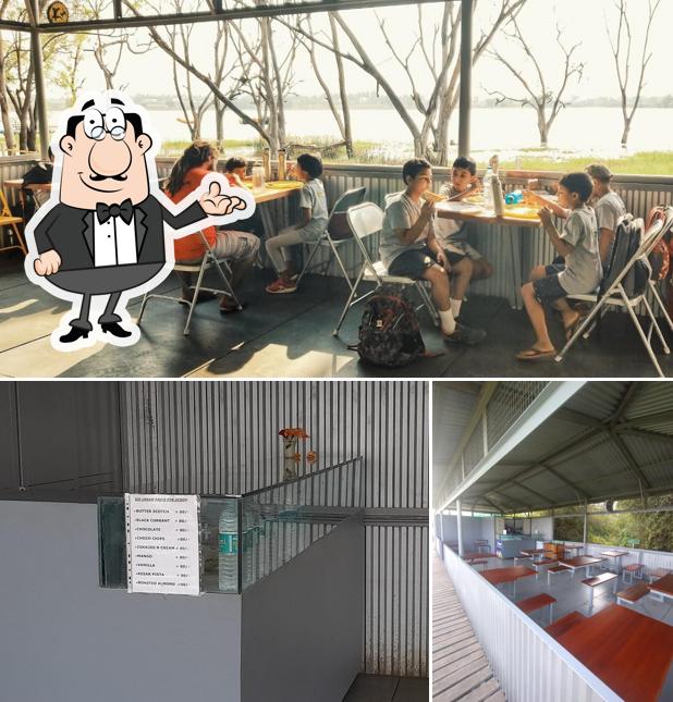 The interior of Outback Adventures, Varuna Lake, Mysore