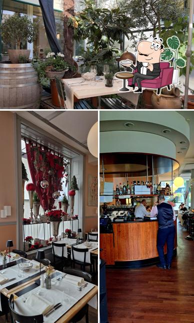 Siediti a un tavolo di Restaurant Beau Rivage