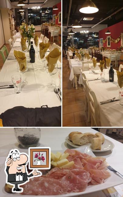 Tra le diverse cose da La Bottega da Pina si possono trovare la interni e cibo