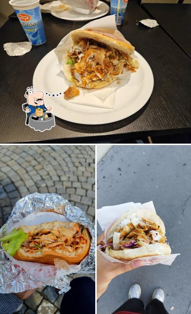 Panino con maiale stirato al Munzur Imbiss Fidan