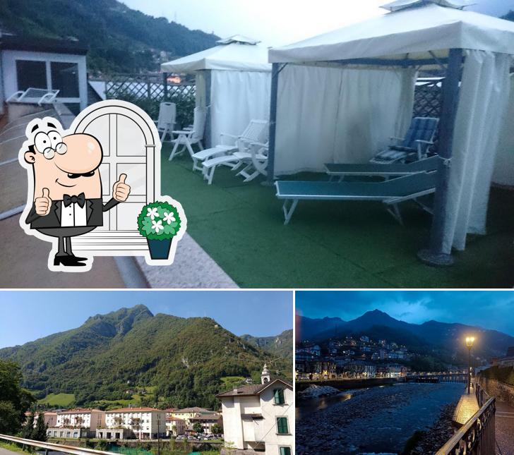 Gli esterni di Bes Hotel San Pellegrino Terme