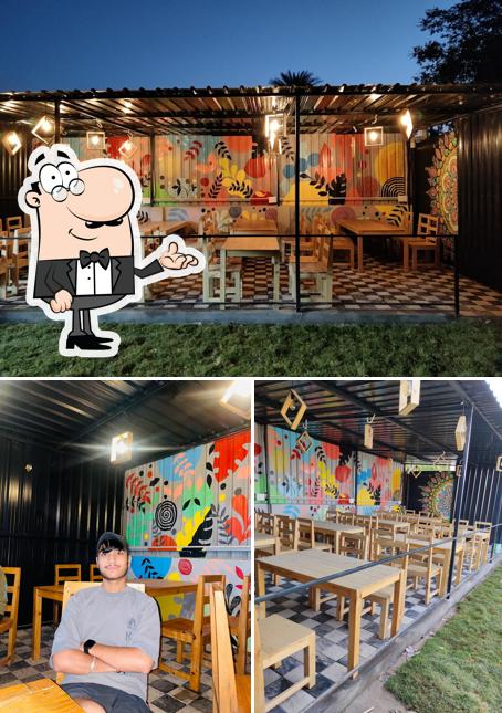 The interior of The StrEAT_ Open Air Chaupati