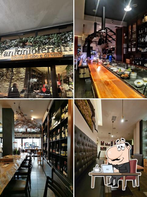 Gli interni di Antonio Ferrari - Storie di cibo e vino
