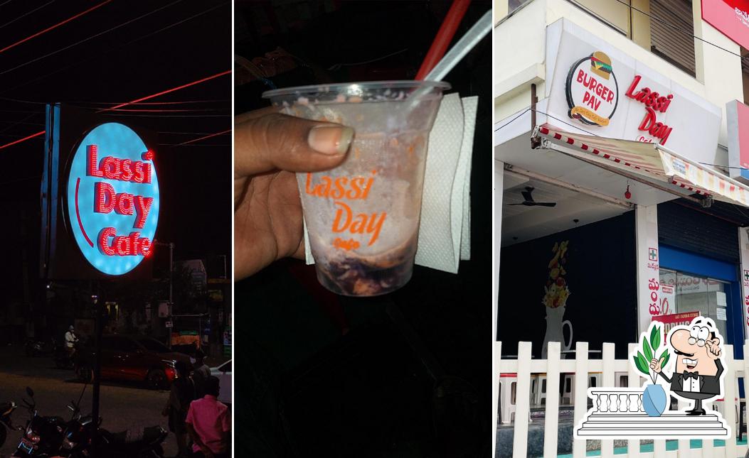 The exterior of Lassi Day Cafe Ongole