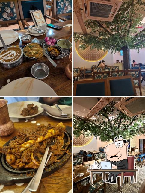 Take a seat at one of the tables at Pashtun Restaurant