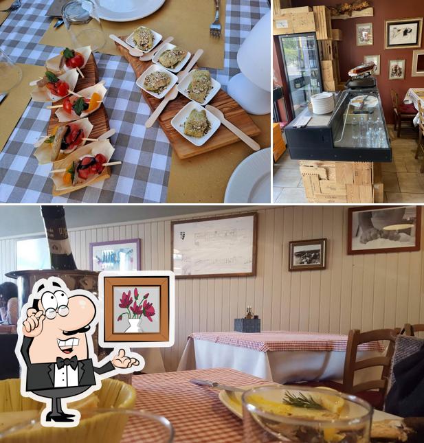 Gli interni di Trattoria La Cascina In Città