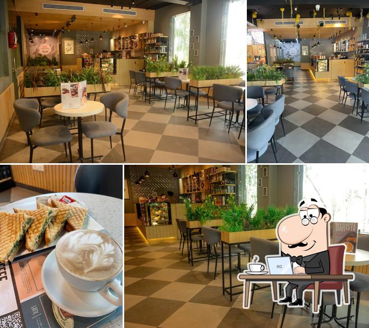The interior of Barista cafe