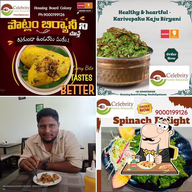 Food at Celebrity Family Restaurant