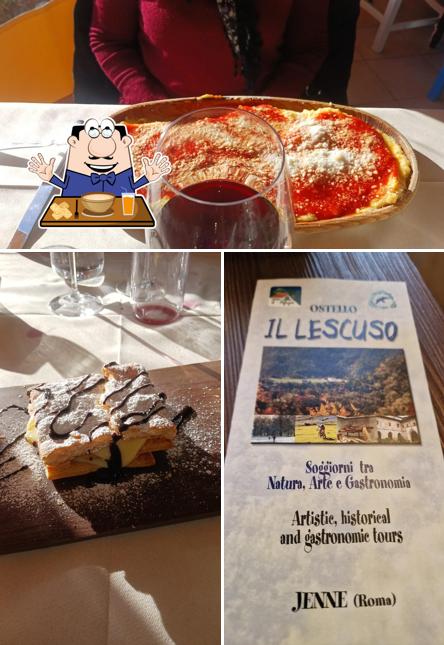 Cibo al Ostello Il Lescuso