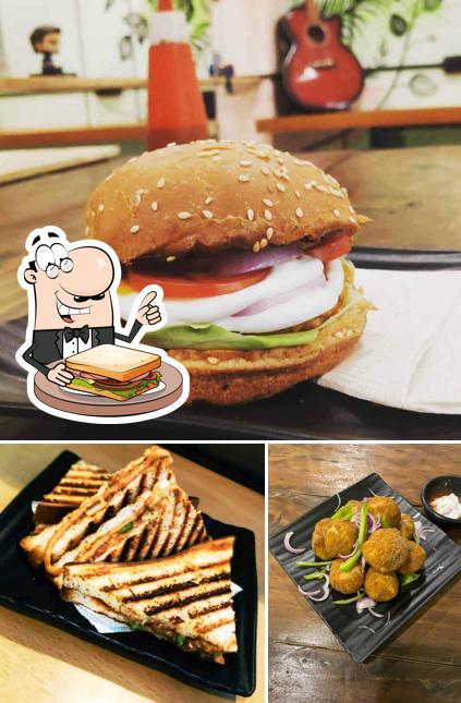 Grilled cheese sandwich at Paper Story Co-Working Cafe