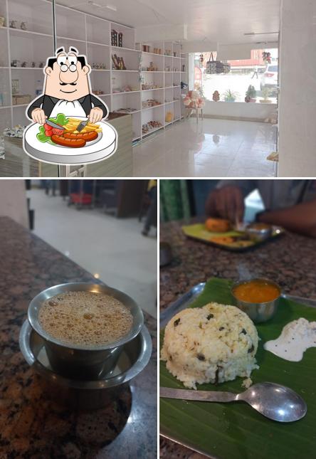 This is the photo showing food and beverage at SANGEETHA BHAVAN