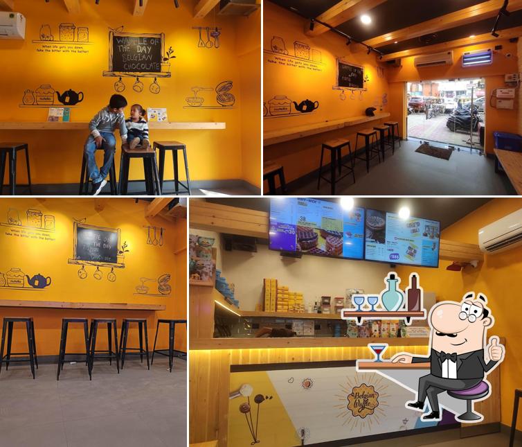 The interior of The Belgian Waffle Co
