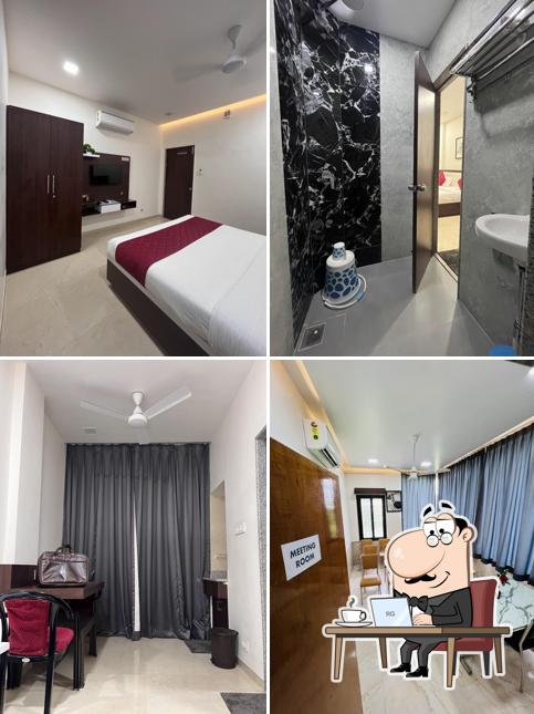 The interior of Hotel Pushpanjali